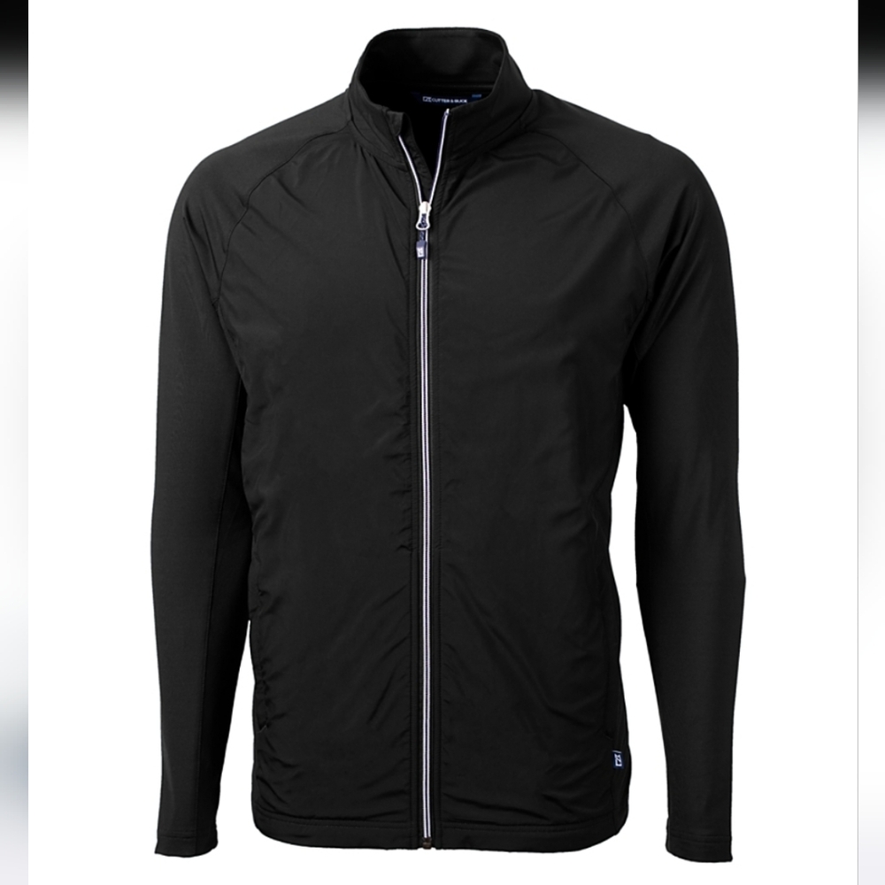 New Cutter & Buck Mens Black Lightweight Jacket- Sz XL